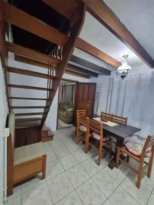 A planta de Apartamento estilo chalé - Enxaimel