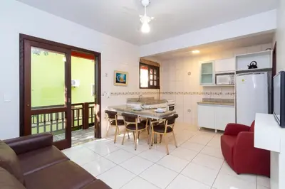 A cozinha ou kitchenette de Dubai Bungalows Bombinhas