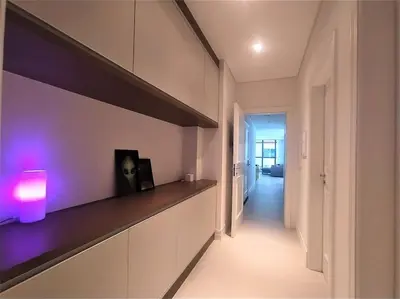 A planta de Luxuoso apartamento com vista mar em Itapema SC
