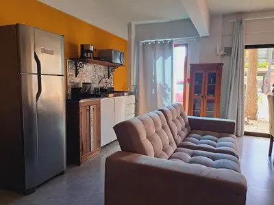 A planta de Lindo Estúdio- MERO - Aconchegante apto em Bombinhas