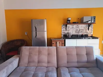 A planta de Lindo Estúdio- MERO - Aconchegante apto em Bombinhas