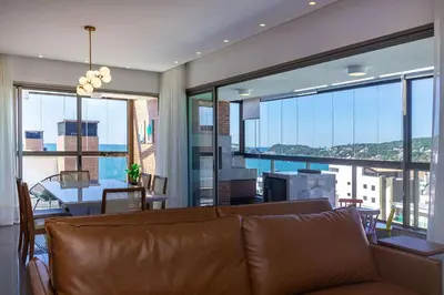 A planta de Punta Blu 301-5 - Cobertura Vista a Mar - Hidromassagem Privativa - Condomínio Luxo - Piscina - Quadra poliesportiva - Portaria 24h