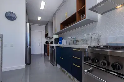 A planta de Punta Blu 301-5 - Cobertura Vista a Mar - Hidromassagem Privativa - Condomínio Luxo - Piscina - Quadra poliesportiva - Portaria 24h
