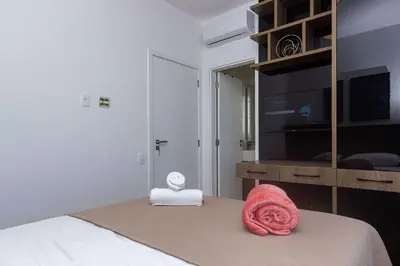A planta de Punta Blu 301-5 - Cobertura Vista a Mar - Hidromassagem Privativa - Condomínio Luxo - Piscina - Quadra poliesportiva - Portaria 24h