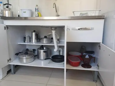 A cozinha ou kitchenette de Espaço Container Itapema - Loft I