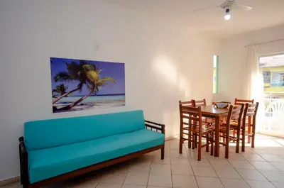 Uma área de estar em Pousada Canto das Pedras
