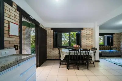 Uma área de estar em Pousada Albacora