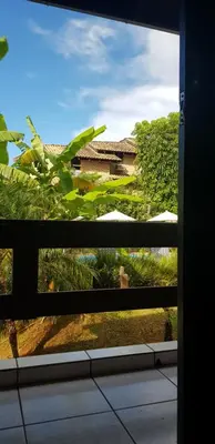 Uma varanda ou terraço em Pousada Guaruja