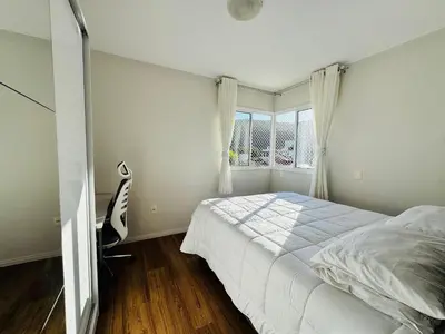A planta de Residencial Larissa - Apartamento aconchegante na Praia de Palmas, a apenas 500 metros da praia.