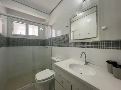 A planta de Residencial Larissa - Apartamento aconchegante na Praia de Palmas, a apenas 500 metros da praia.