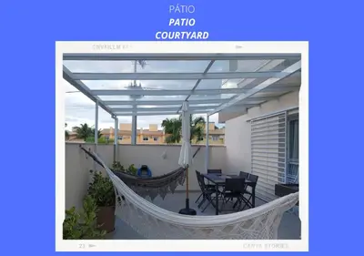 A planta de Apartamento Garden em Palmas do Arvoredo SC