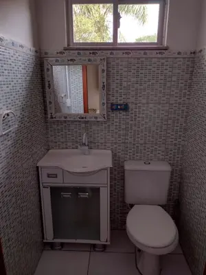 Uma casa de banho em APARTAMENTO Bombinhas