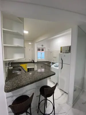 A cozinha ou kitchenette de 204 Ótima localização de 2d em condomínio fechado