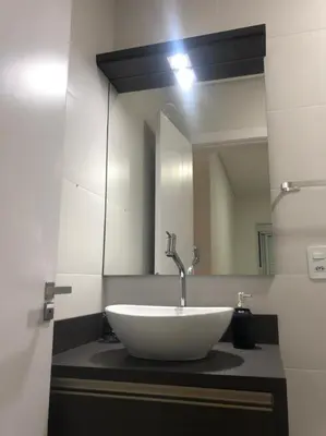 Uma casa de banho em Apartamento praia de Palmas/SC