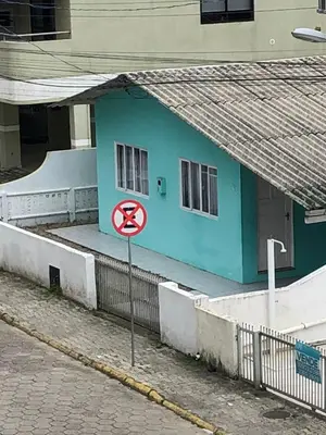 A planta de casa praia em bombinhas