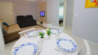 Uma área de estar em 1013 Apartamento para locação em Bombinhas