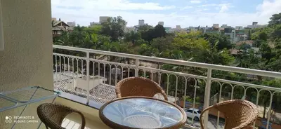 Uma varanda ou terraço em Bombinhas Summer Beach - Apto 303