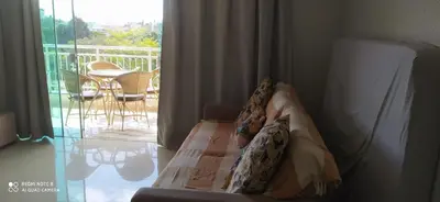 Uma área de estar em Bombinhas Summer Beach - Apto 303
