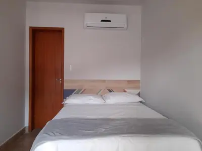 A planta de Lindo Estúdio-LINGUADO-Aconchegante apto em Bombinhas