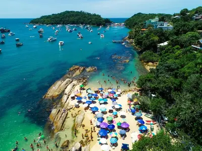 A planta de Lindo Estúdio- ROBALO Aconchegante apto Bombinhas