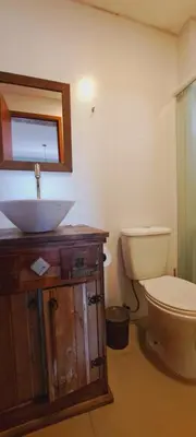 A planta de Lindo Estúdio- ROBALO Aconchegante apto Bombinhas