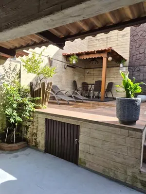 Uma varanda ou terraço em Casa com piscina em Balneário Camboriú