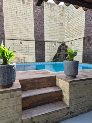 A piscina em ou perto de Casa com piscina em Balneário Camboriú