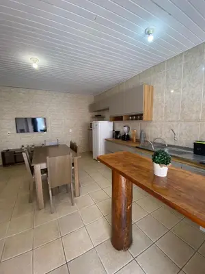 A cozinha ou kitchenette de Casa entre dois mares - Casa Laranja