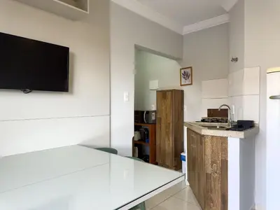 A cozinha ou kitchenette de Hospedaria Sol da Manhã
