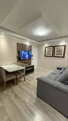 Uma televisão e/ou sistema de entretenimento em Residencial Bella Praia 2