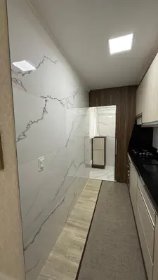 A cozinha ou kitchenette de Residencial Bella Praia 2