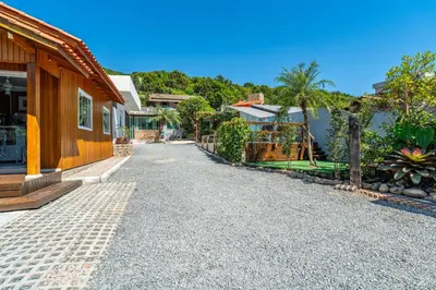 O edifício onde a casa de férias está situado