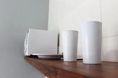 A planta de CASA OLINDA - XXEstudio e SuitesXX wifi Ar split e Piscina YY