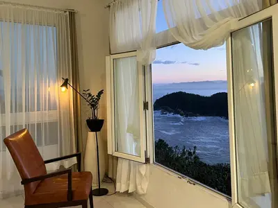 Paisagem natural perto da casa de hóspedes
