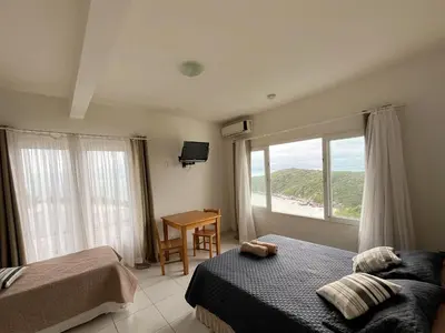 Uma cama ou camas num quarto em Guesthousebr