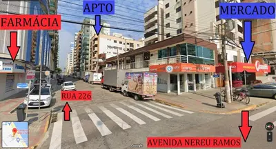 A vizinhança circundante ou próxima do apartamento