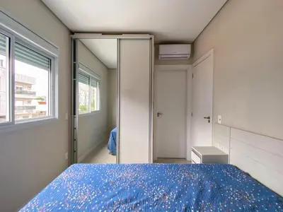A planta de Apartamento encantador com piscina na Praia de Palmas Governador Celso Ramos