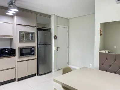 A planta de Apartamento encantador com piscina na Praia de Palmas Governador Celso Ramos