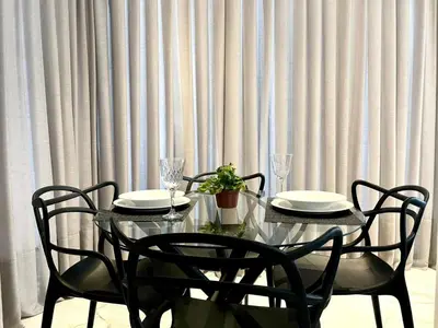 A planta de Apto Loft Novo - Porto Belo - 5 min a pé da praia