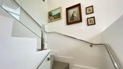 A planta de Aconchegante apartamento térreo na Praia de Mariscal