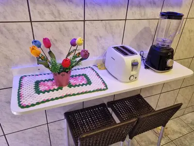 Comodidades para chá e café em UMA QUADRA E MEIA DO MAR Ar Wifi Smart TV