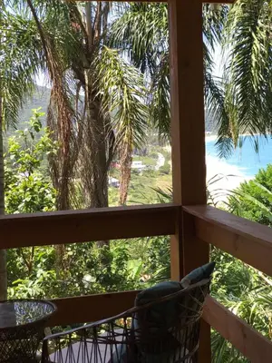 Paisagem natural perto da casa de hóspedes