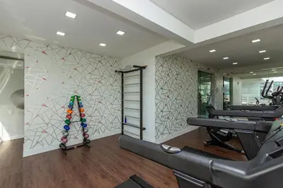 A planta de Mario Guilherme 207 – Aconchegante Apartamento a poucos metros da Praia de Bombinhas.