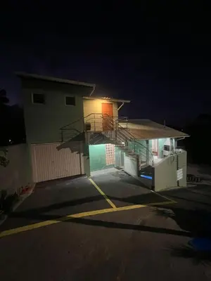 O edifício onde a casa de férias está situado