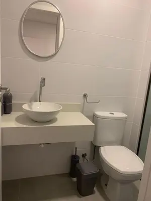 A planta de Apartamento 2 quartos home club na praia de palmas