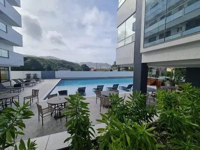 A planta de Apartamento 2 quartos home club na praia de palmas
