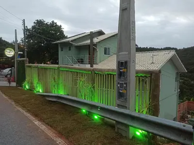 O edifício onde a casa de férias está situado