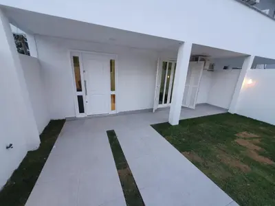 O edifício onde a casa de férias está situado