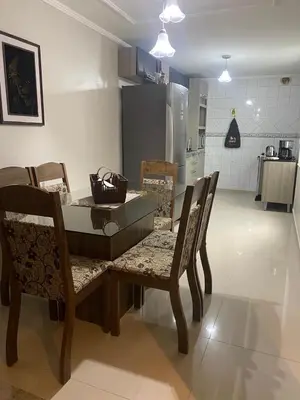 A cozinha ou kitchenette de Casa com piscina