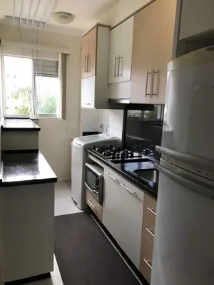 A cozinha ou kitchenette de Lindo Apartamento 2 Quartos 5 min da Praia de BC